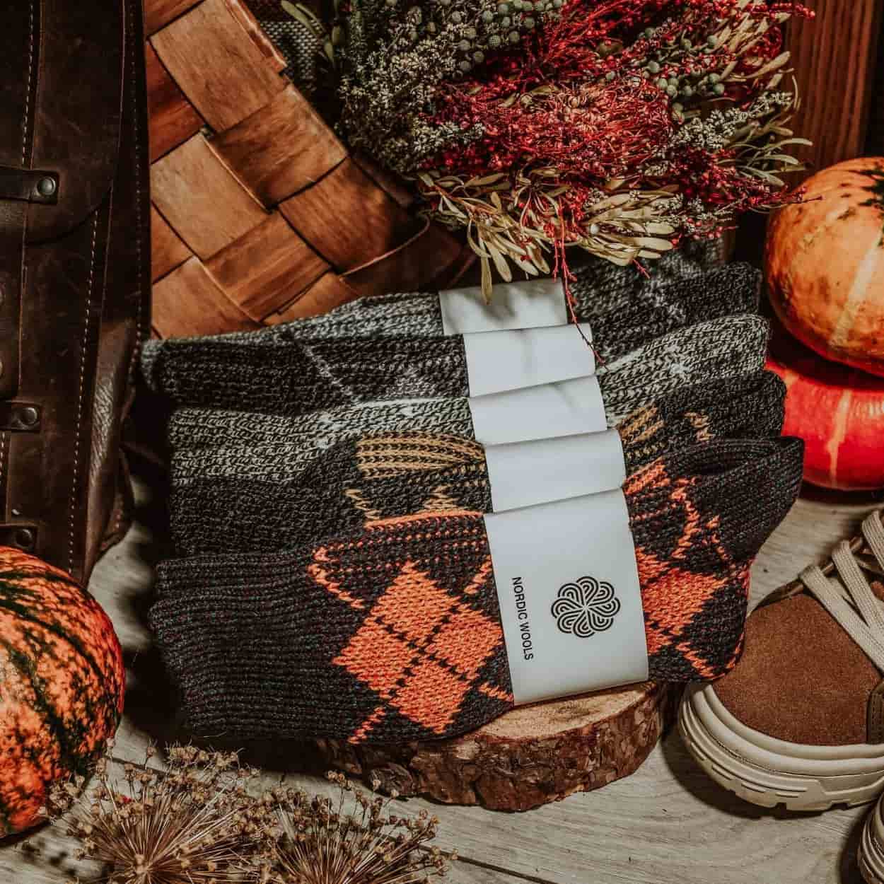 Nordic Wools Cozy Vagn Socks (5 pairs) - Unisex scandinavian