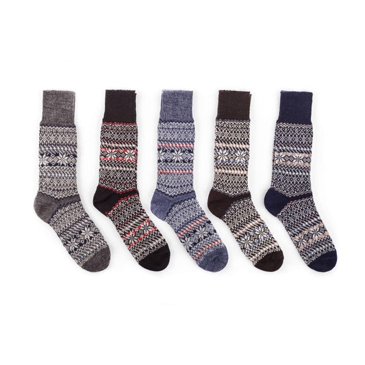 Nordic Wools Merino Sigrid Socks (5 pairs) - Unisex scandinavian