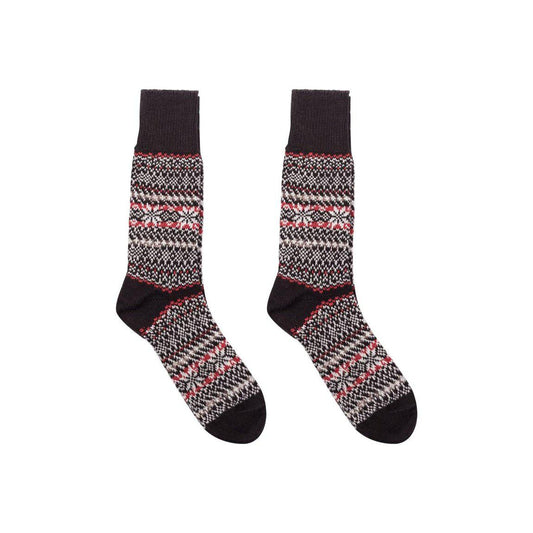 Nordic Wools Merino Sigrid Socks - Black - Unisex scandinavian