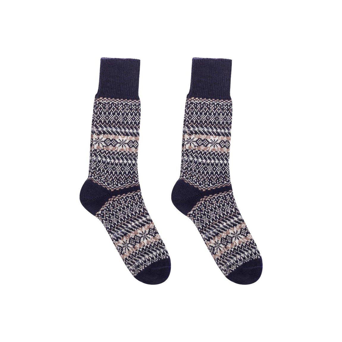 Nordic Socks Merino Wool in PERFORM (Sigrid - Navy) - Unisex, Large Nordic Socks Merino Wool in PERFORM (Sigrid - Navy) - Unisex, Large
