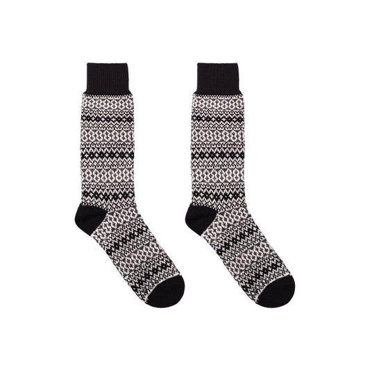 Nordic Wools Merino Torsten Socks - Black - Unisex scandinavian