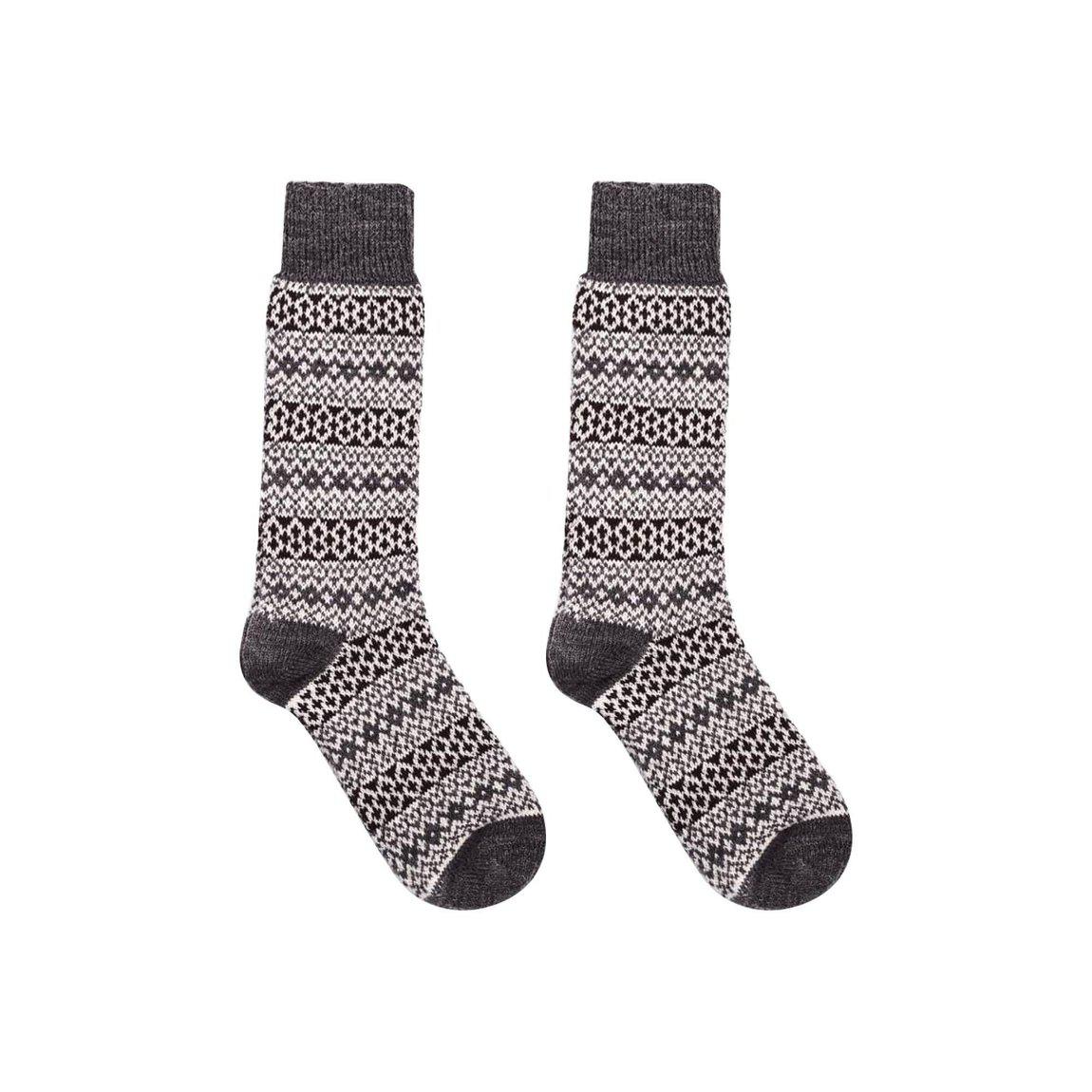 Nordic Wools Merino Torsten Socks - Charcoal - Unisex scandinavian