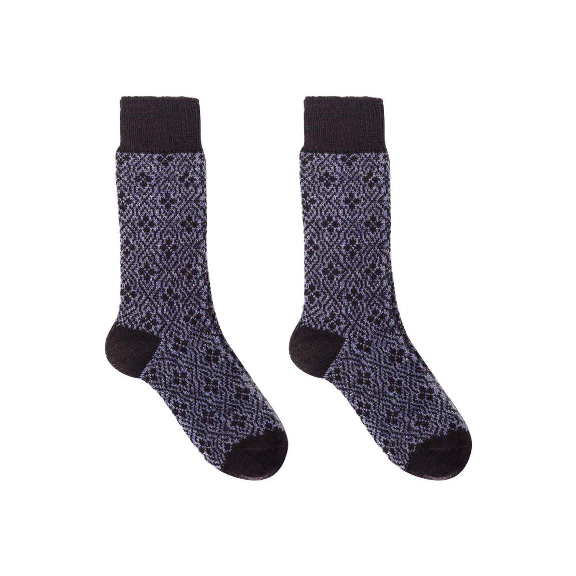 Nordic Wools Merino Ulf Socks - Denim - Unisex scandinavian