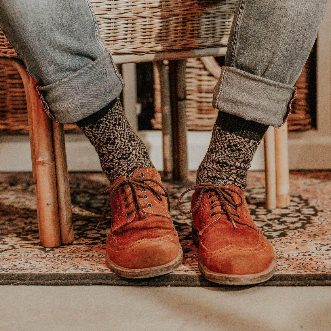 Nordic Wools Merino Ulf Socks - Rose - Unisex scandinavian