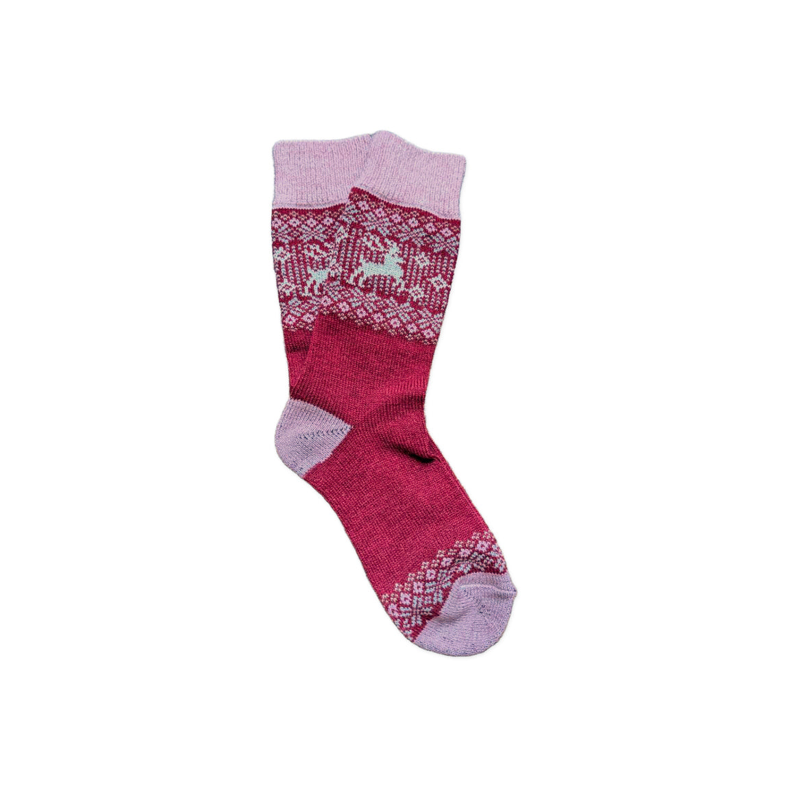 Birka Berry Merino Wool Socks - Unisex