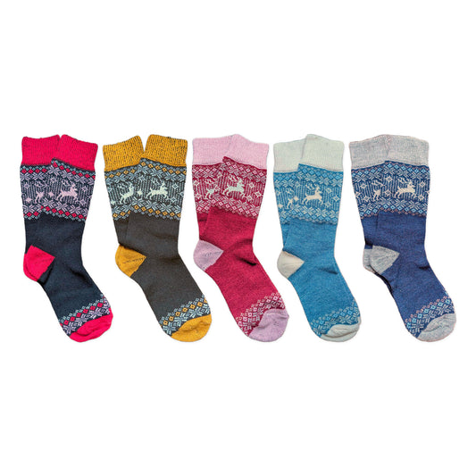 Birka Merino Wool Socks - 5-Pair Set