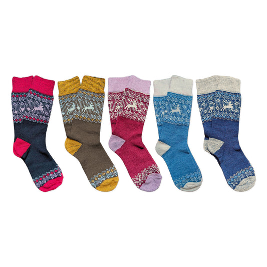 Birka Merino Wool Socks - 5-Pair Set