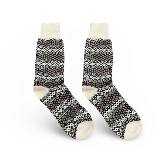 Nordic Socks Merino Wool in PERFORM™ (Torsten - Latte) - Medium