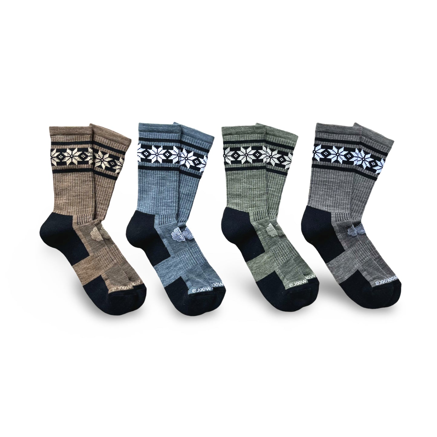 Nordic Wools HIKE™ Merino Wool Tough Socks (4 Pairs) - Unisex