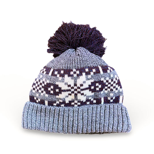 Nordic Winter Hat Warm Beanie - Asenka - Violet - Unisex