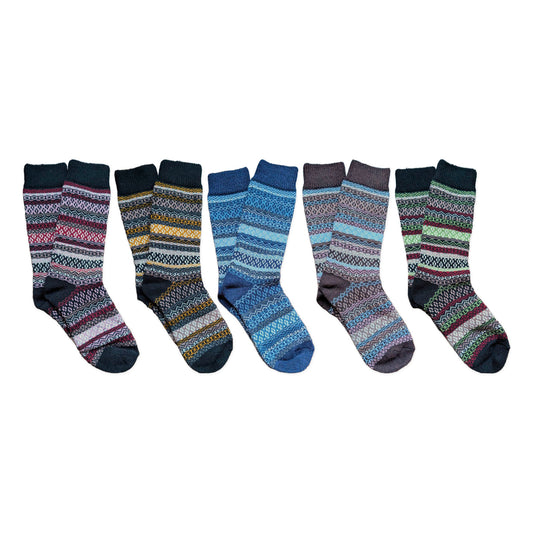 Ivar Merino Wool Socks - 5-Pair Set