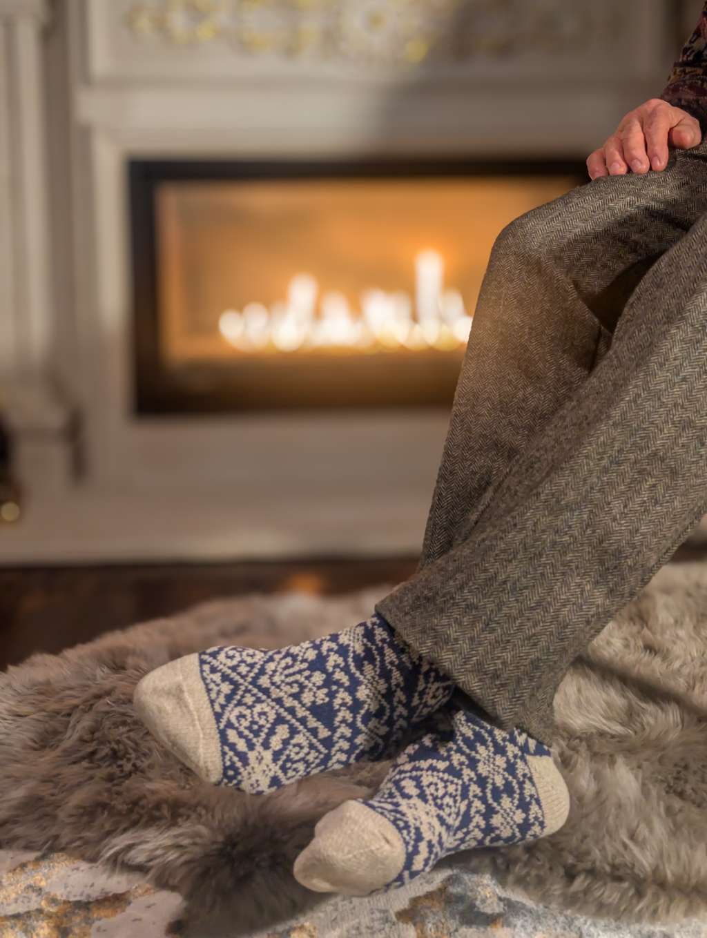 <transcy>Нордичні шкарпетки теплі з вовни (5 пар - Zelta) - унісекс</transcy>