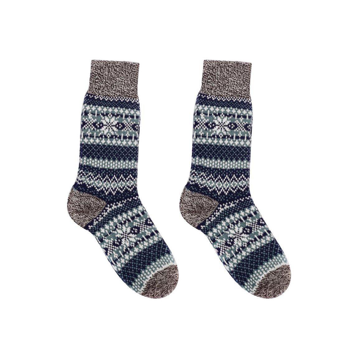 Nordic Wools Cozy Asenka Socks - Teal - Unisex scandinavian 