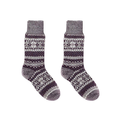 Nordic Wools Cozy Asenka Socks - Violet - Unisex scandinavian