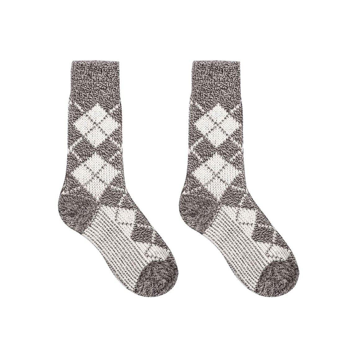 <transcy>Нордичні шкарпетки теплі з вовни (Vagn - Сірі) - унісекс</transcy>