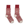 Nordic Wools Cozy Zelta Socks - Crimson - Unisex scandinavian