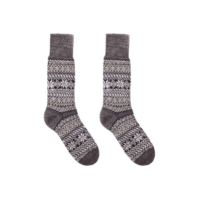 Nordic Wools Merino Sigrid Socks - Charcoal - Unisex scandinavian