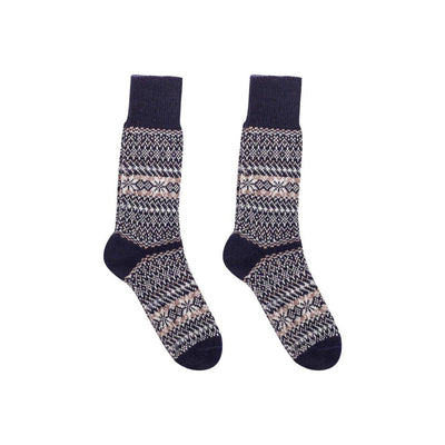 Nordic Wools Merino Sigrid Socks - Navy - Unisex scandinavian