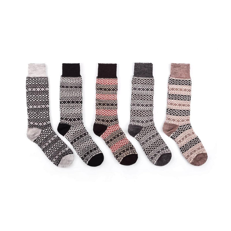 Nordic Socks Merino Wool 5 Pairs PERFORM™ Warm (Torsten) - Unisex ...