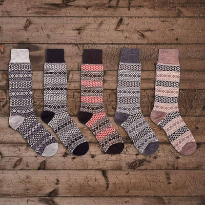 Nordic Wools Merino Torsten Socks (5 pairs) - Unisex scandinavian