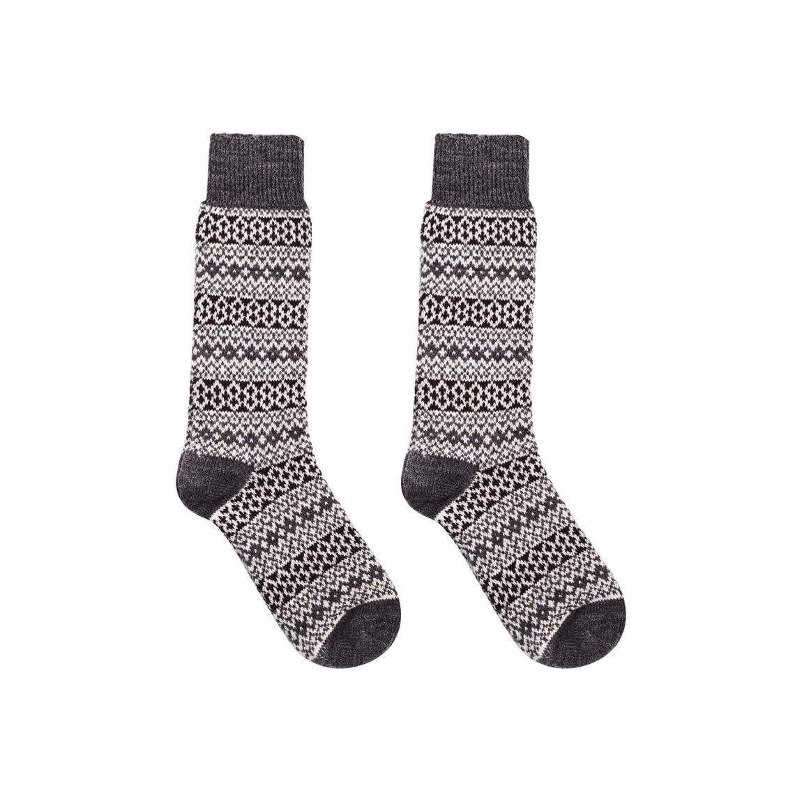 Nordic Wools Merino Torsten Socks - Charcoal - Unisex scandinavian 
