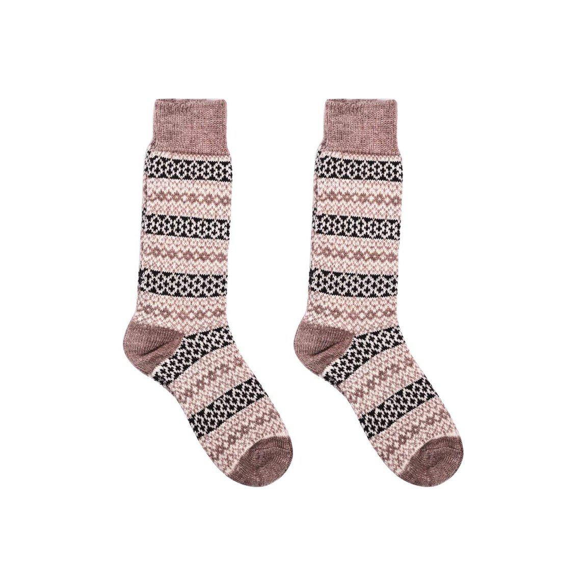 Nordic Wools Merino Torsten Socks - Cinnamon - Unisex scandinavian 