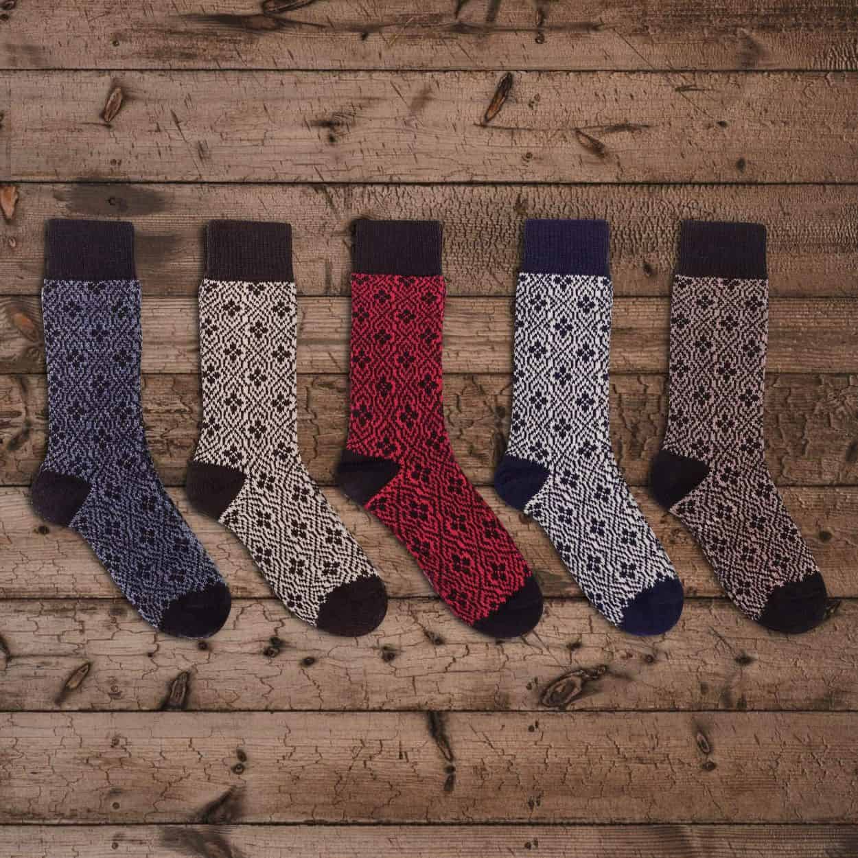 Nordic Wools Merino Ulf Socks (5 pairs) - Unisex scandinavian 